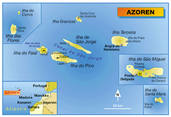 Inseln der Azoren