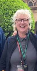 Reiseleiterin Daniela Schumacher